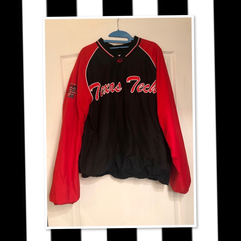 Sz M Texas Tech Lined Pullover - image 1